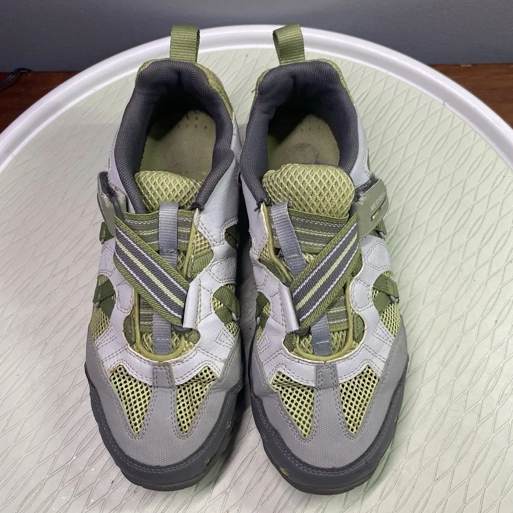 Merrell Waterpro Z-Rap Junior-kids Hiking Shoes Olive Green/Gray Size‎ 5US